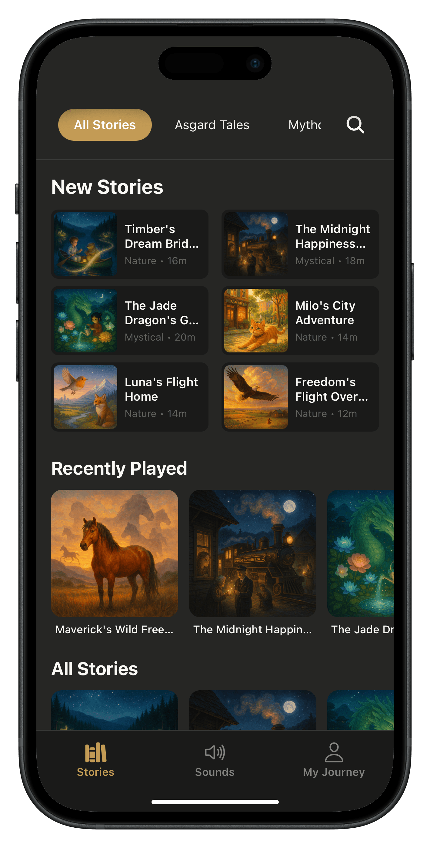 Morpheus Sleep Stories - Immersive bedtime stories for better sleep